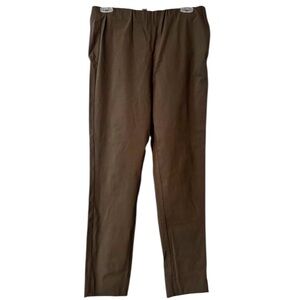 Who What Wear Women’s Olive Himter Green Stretch Side Zip Crop Pants New NWT 12